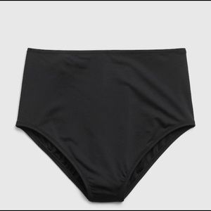 High rise bikini bottom